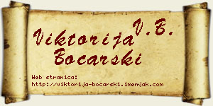 Viktorija Bočarski vizit kartica